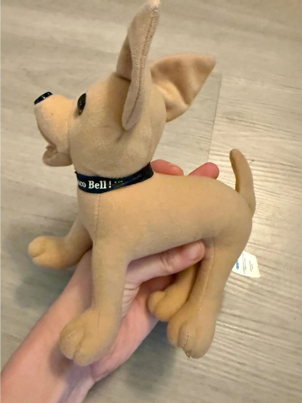 Vintage 1997 Applause Taco Bell plush Chihuahua dog-Yo Quiero Taco Bell-NO SOUND